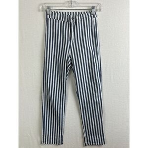 Brandy Melville Pants Women's One Size Navy‎ Stripes